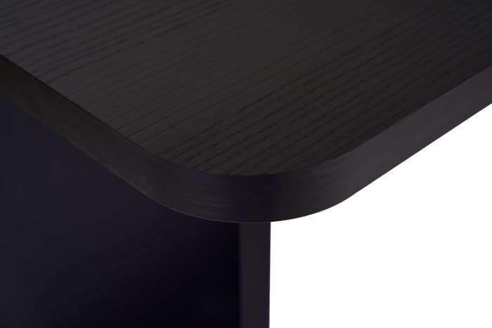 Nordure Mesa de Comedor Linza Madera Negra